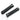 CNC Aluminum Handle Grips - Black - NIBBIRACING