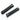 CNC Aluminum Handle Grips - Black - NIBBIRACING