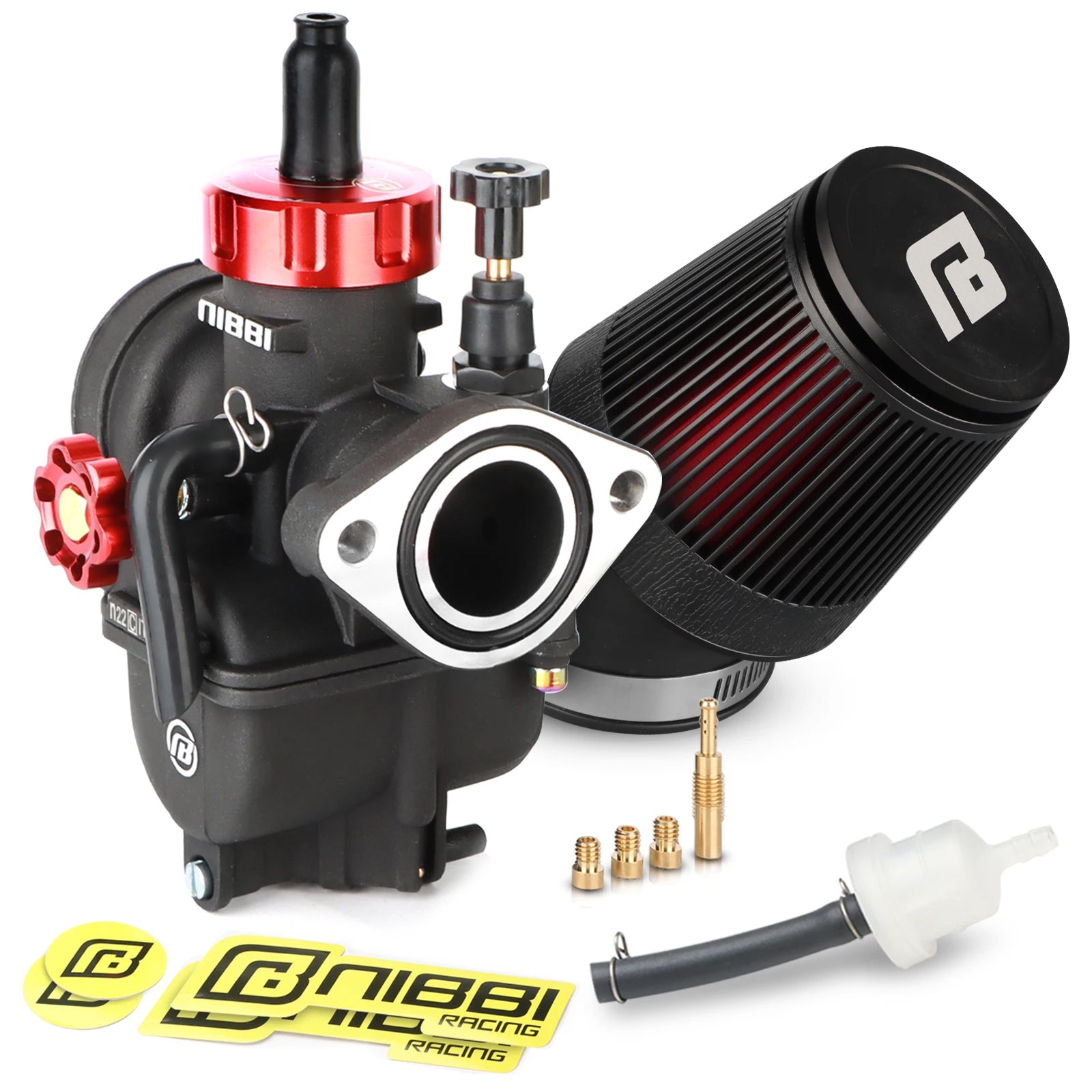 PE Flange Carburetor & CNC Air Filter – NIBBI RACING