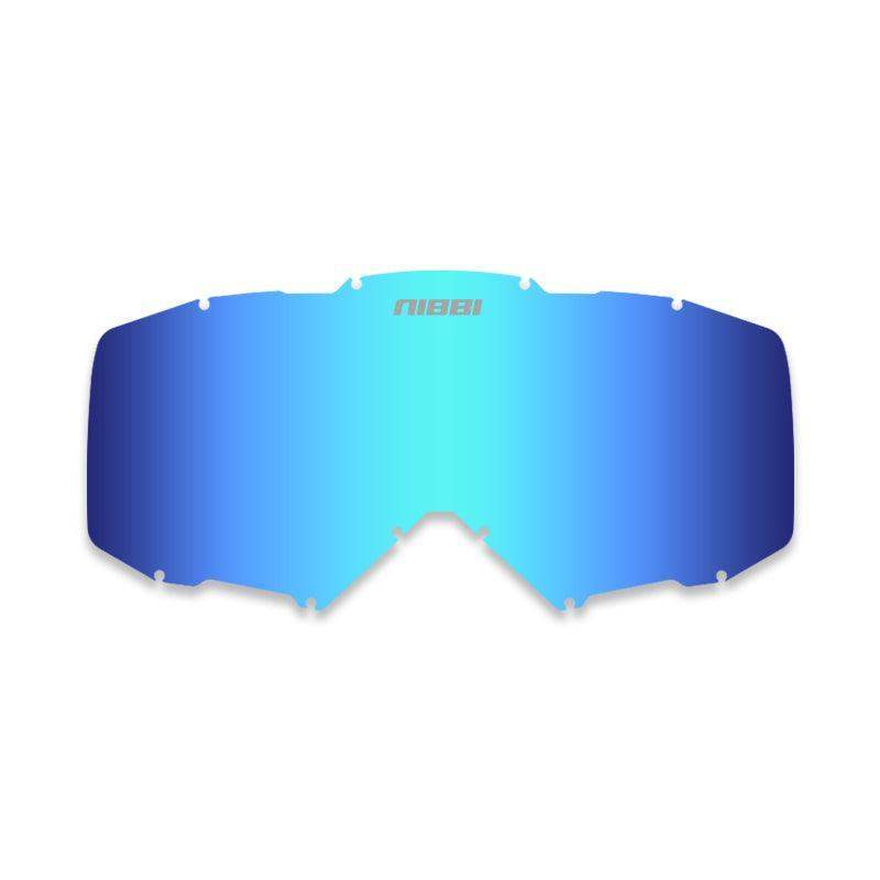 Nibbi Racing Goggle Replacement Blue Lens - Anti-Fog