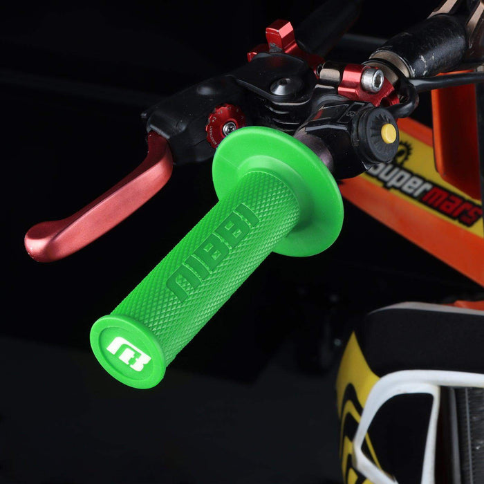 Lock-on Motocross Grips-Green