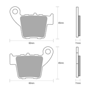 R457 Rear Brake Pad