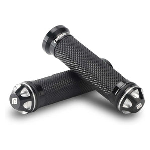 CNC Aluminum Handle Grips - Silver - NIBBIRACING
