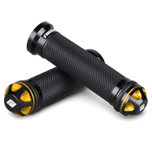 CNC Aluminum Handle Grips - Gold - NIBBIRACING