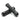 CNC Aluminum Handle Grips - Black - NIBBIRACING