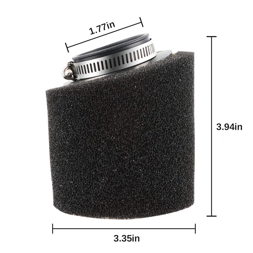 Filtro de aire con abrazadera de doble capa