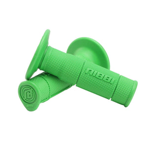 Half-waffle Motocross Grips-Green