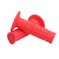 Half-waffle Motocross Grips-Red