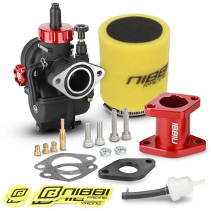 PE24 Carburetor Kit + Spring Core Air Filter for Predator 212cc - NIBBIRACING