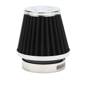 Straight Type Round Tapered Black Air Filter