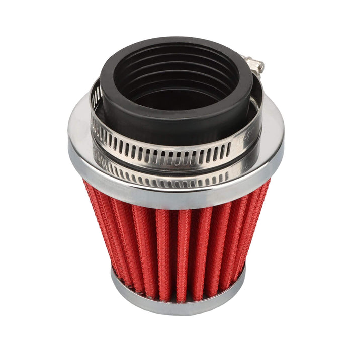 Straight Type Round Tapered Red Air Filter