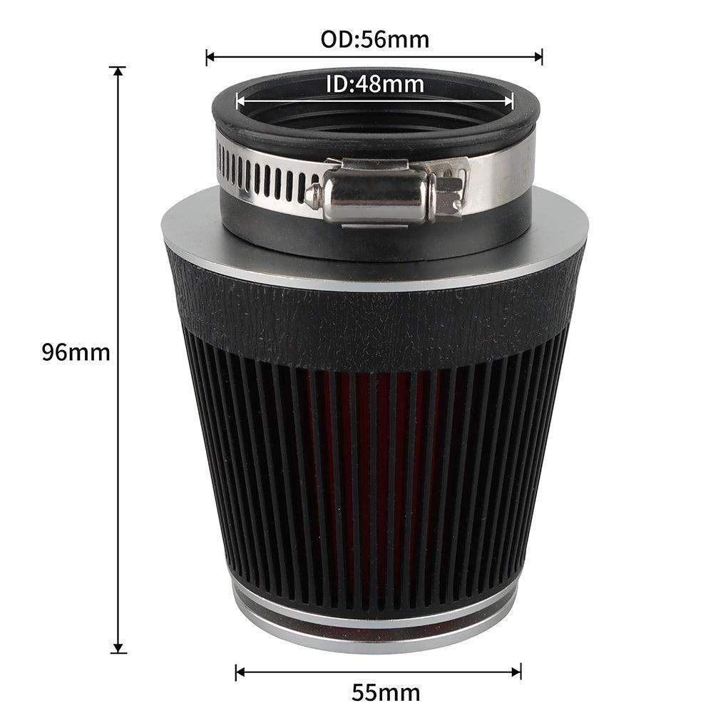 High Air Flow Straight Cone Air Filter - NIBBIRACING