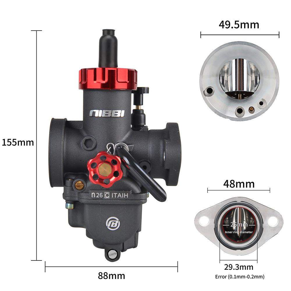 Nibbi PE Carburetor 17mm 19mm 22mm 24mm 26mm 28mm 30mm – NIBBIRACING
