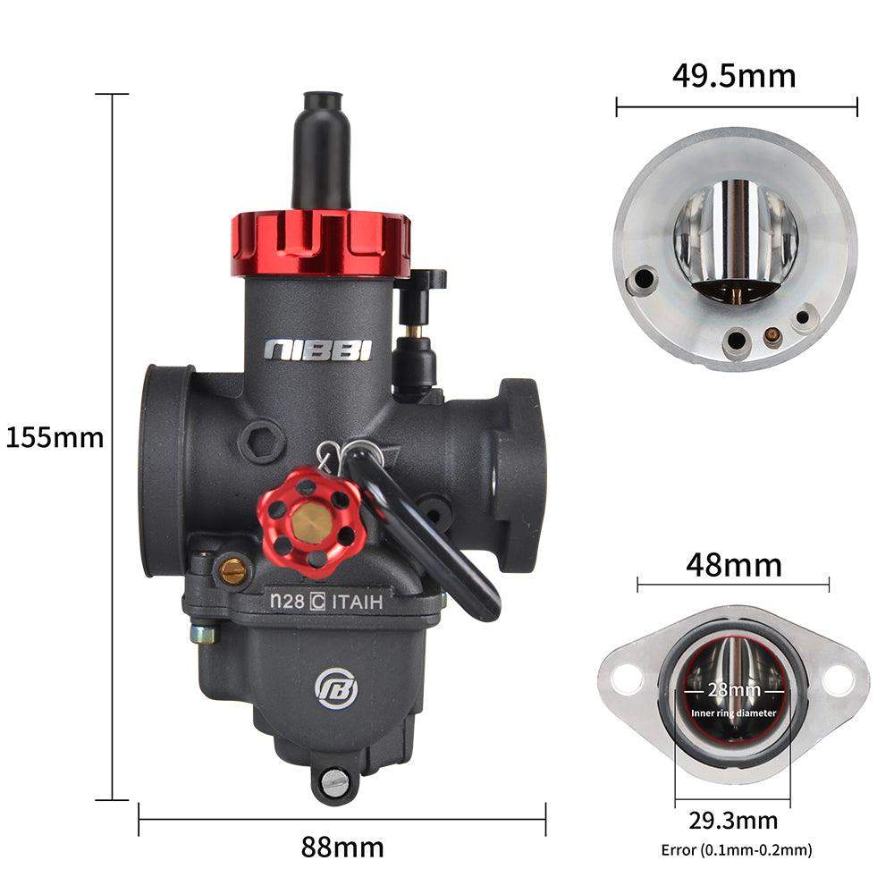 Nibbi PE Carburetor 17mm 19mm 22mm 24mm 26mm 28mm 30mm – NIBBIRACING